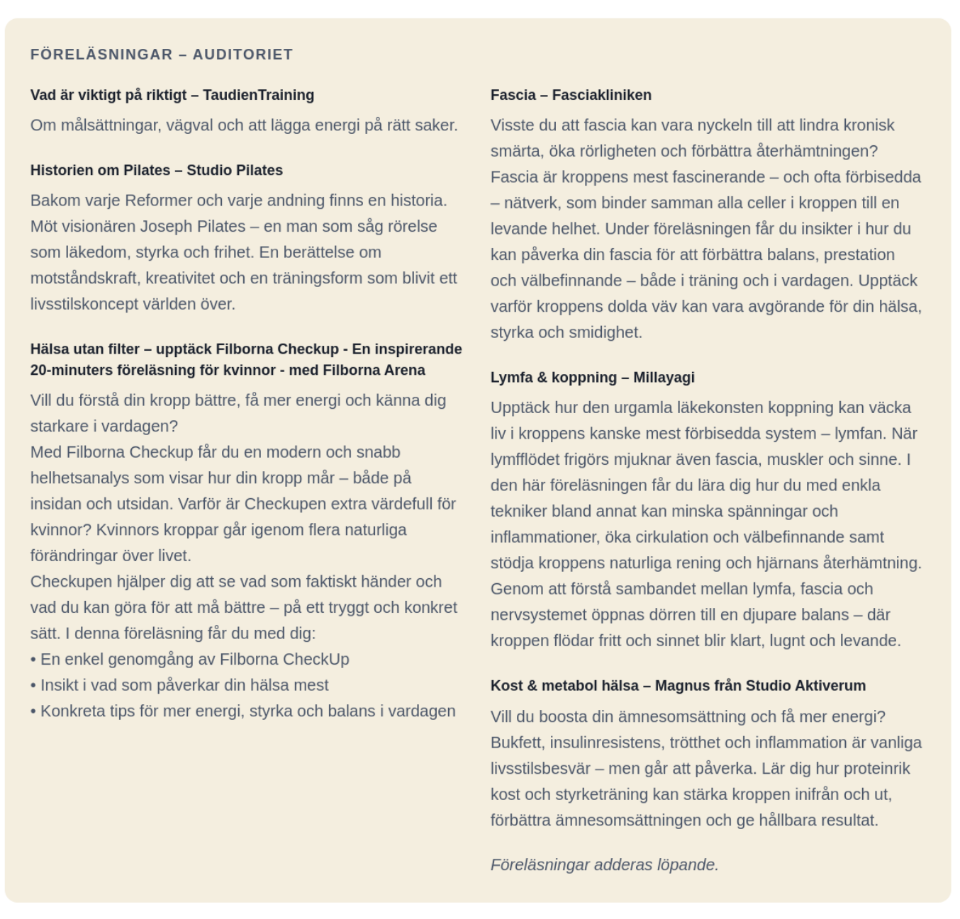 Kopia av Biljettpriser och perioder för mässa